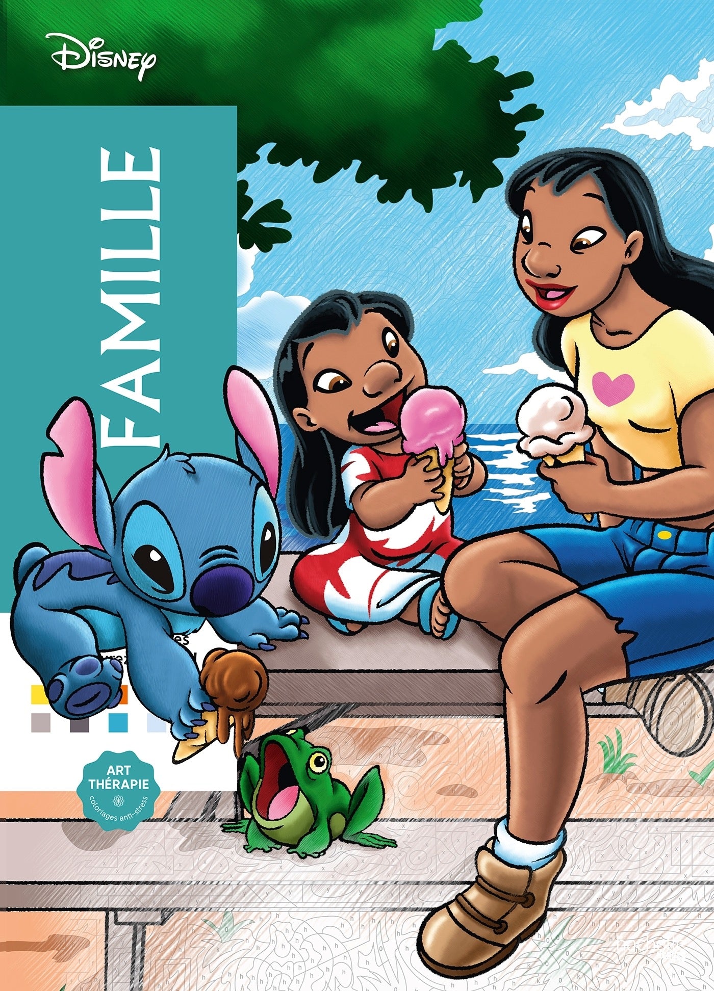 Coloriage mystère Disney - Famille