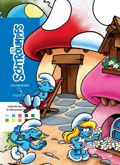 Coloriage mystère Disney - Schtroumpfs