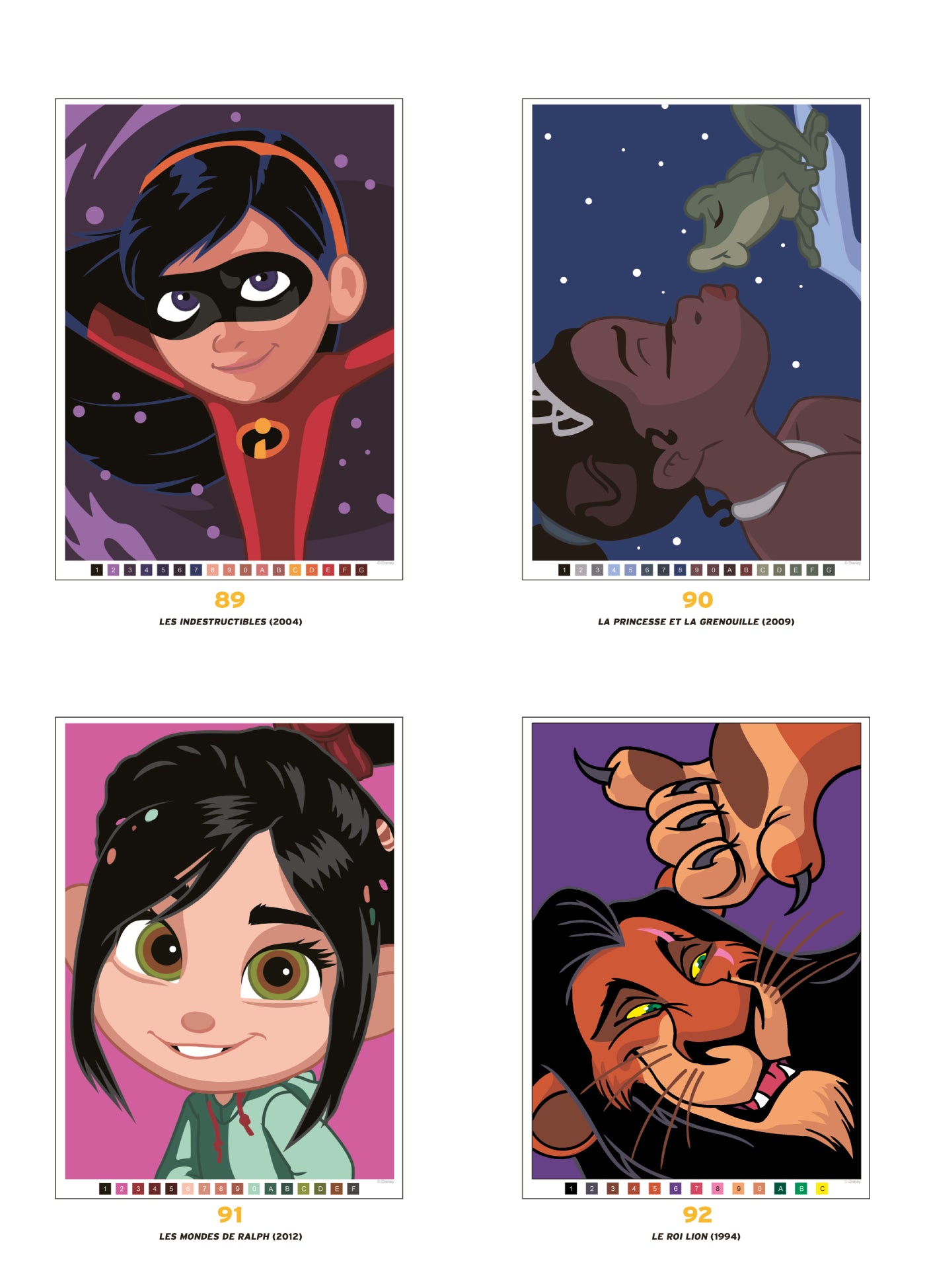 Coloriage mystère Disney - Les Grands classiques Best of