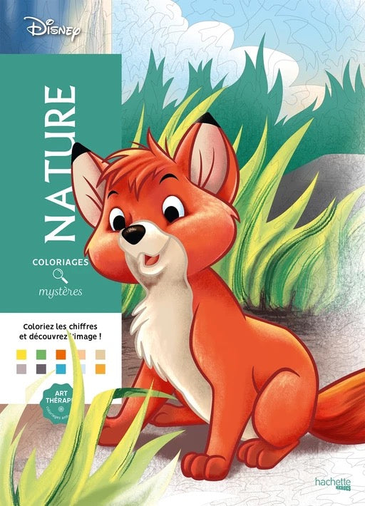 Coloriage mystère Disney - Nature