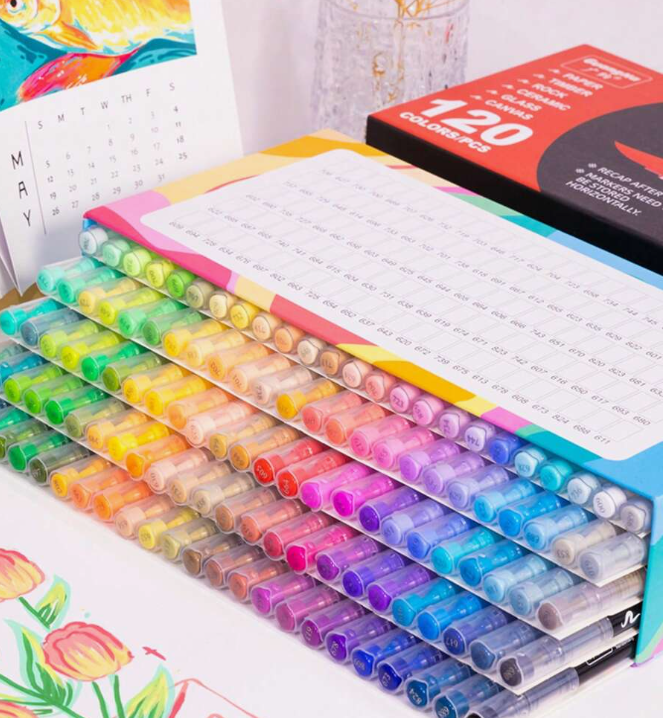 120 feutres acryliques GuangNa