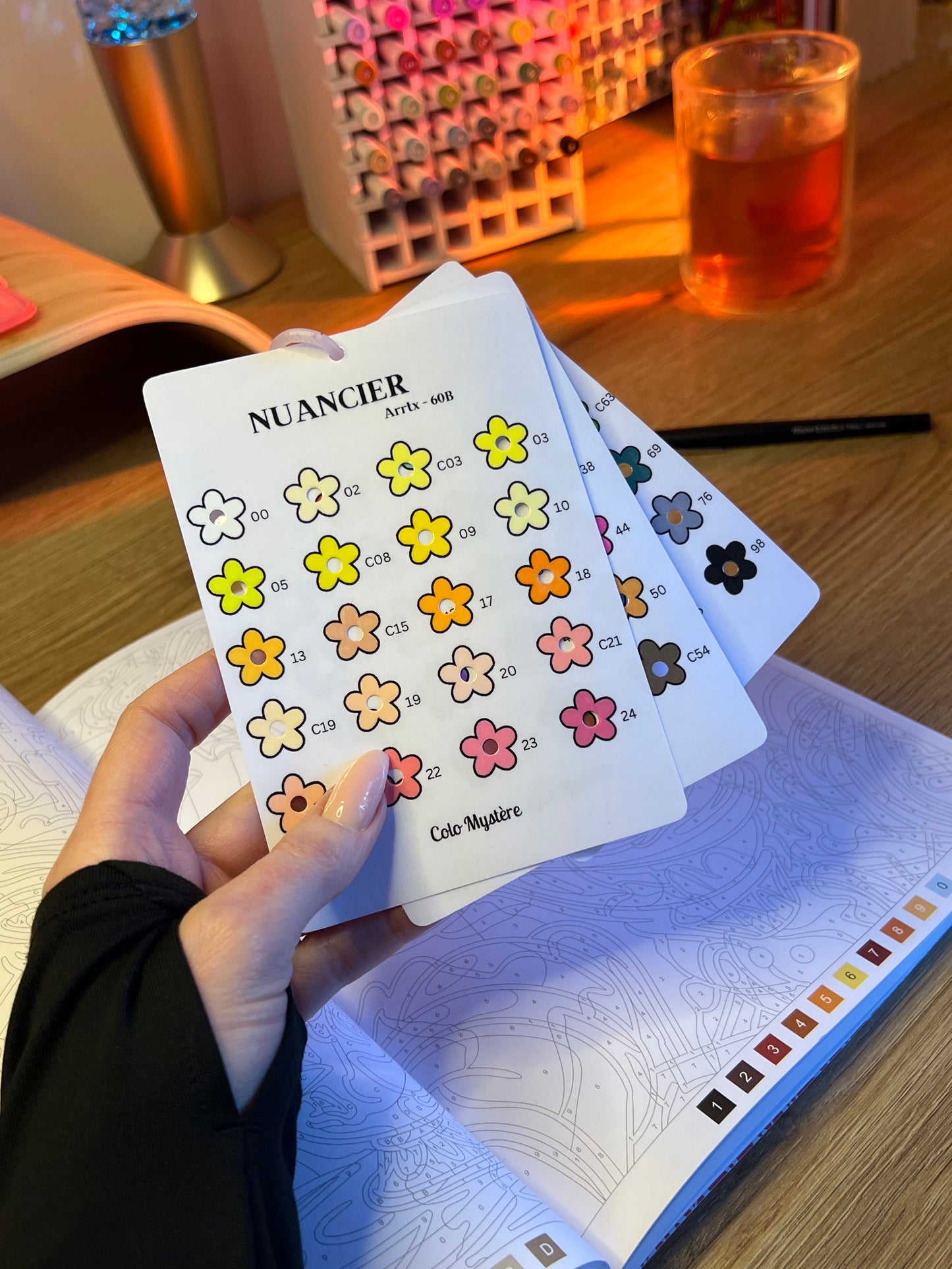 Nuancier 60 feutres acryliques Arrtx