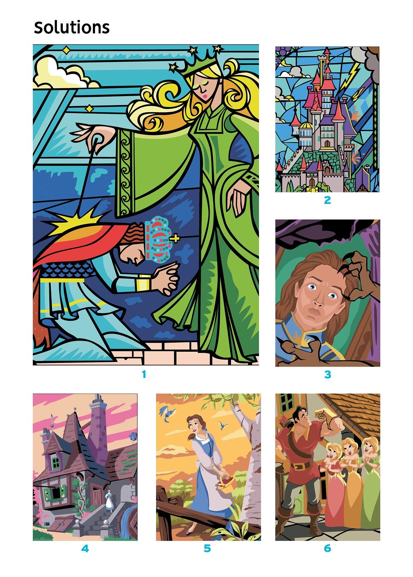 Coloriage mystère Spécial film - La Belle et la Bête