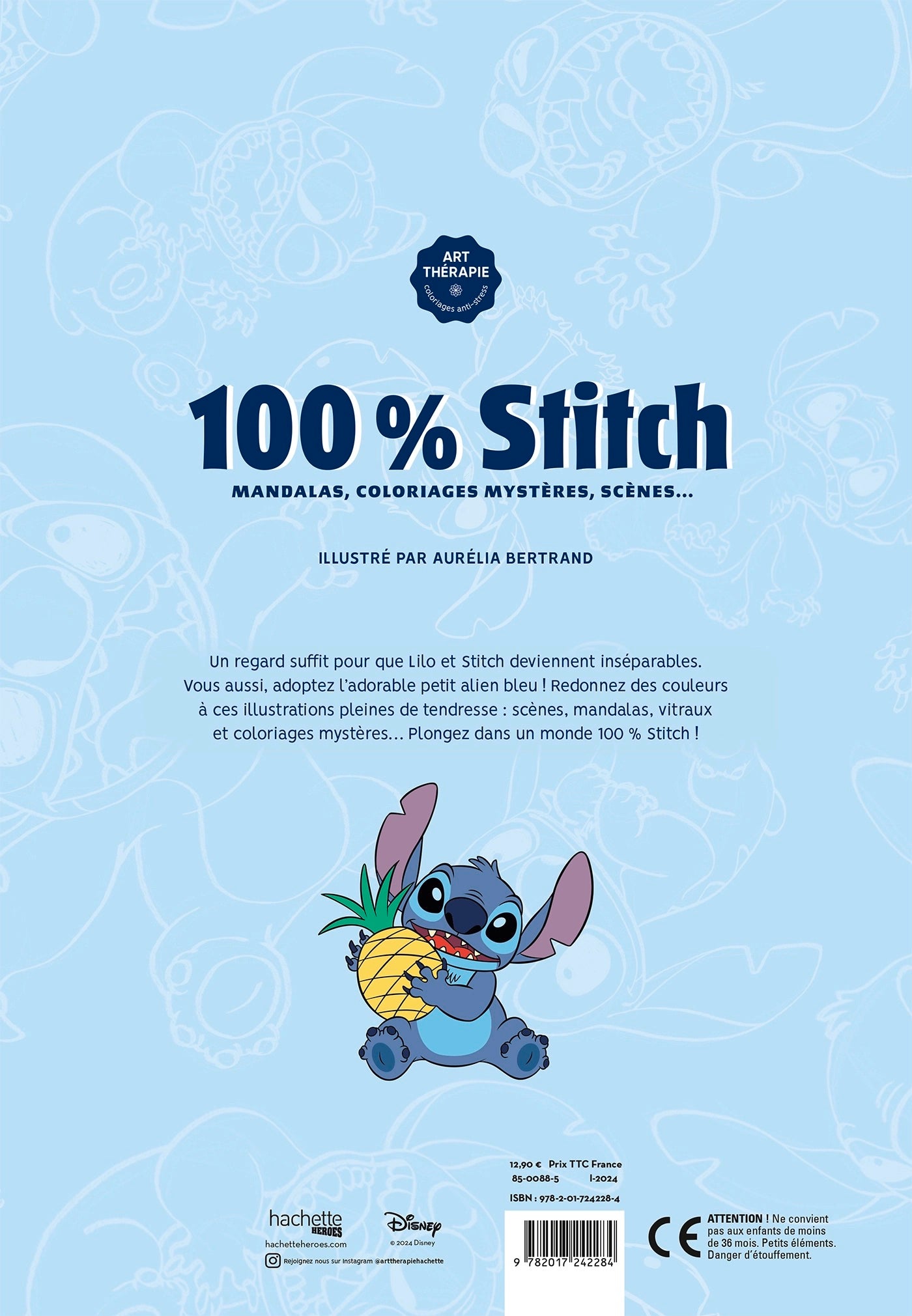 Coloriage mystère Disney - 100% Stitch