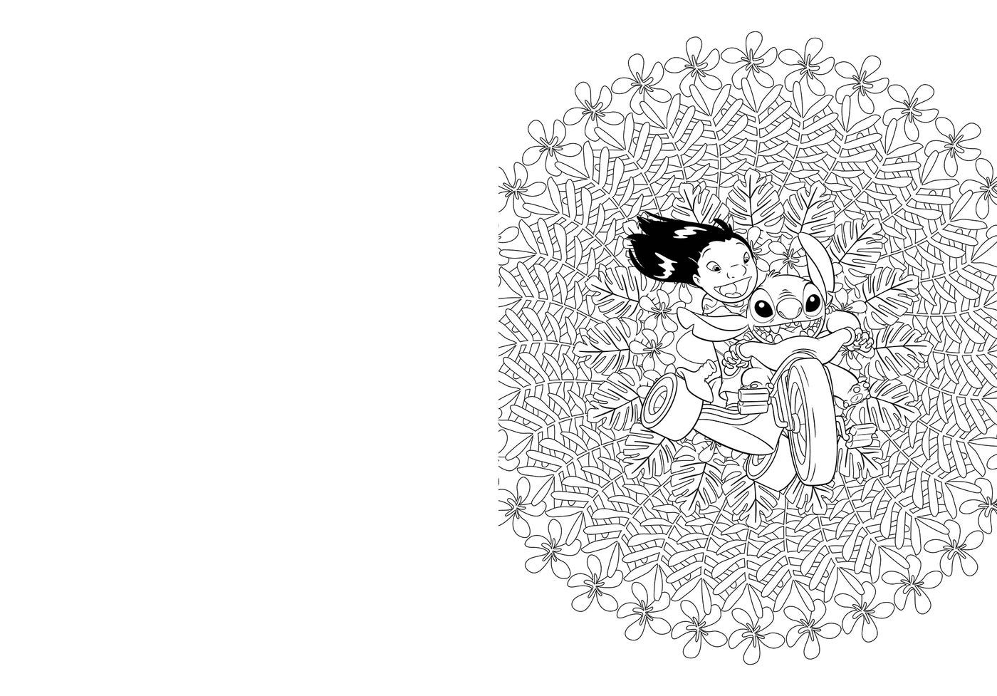 Coloriage mystère Disney - 100% Stitch