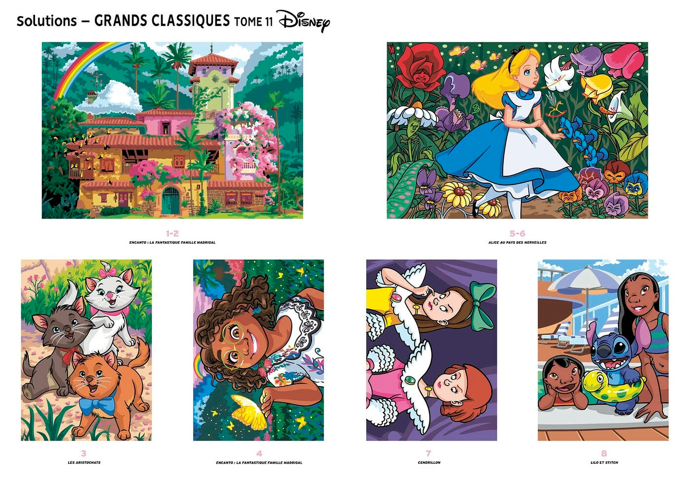 Coloriage mystère Disney - Les Grands classiques Tome 11
