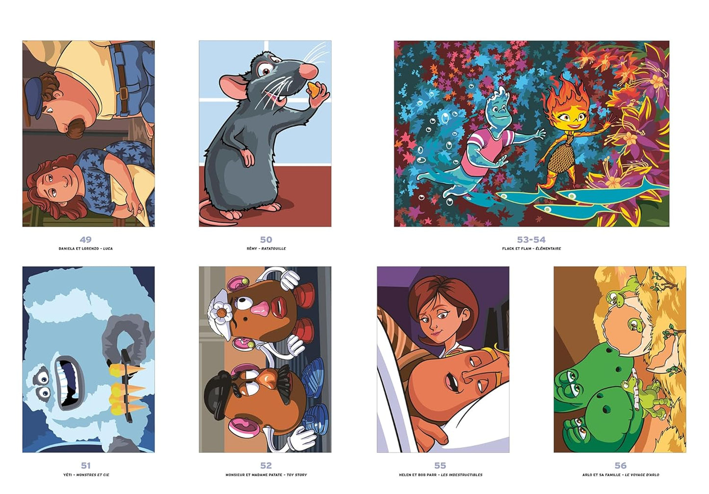 Coloriage mystère Disney - Best of Pixar