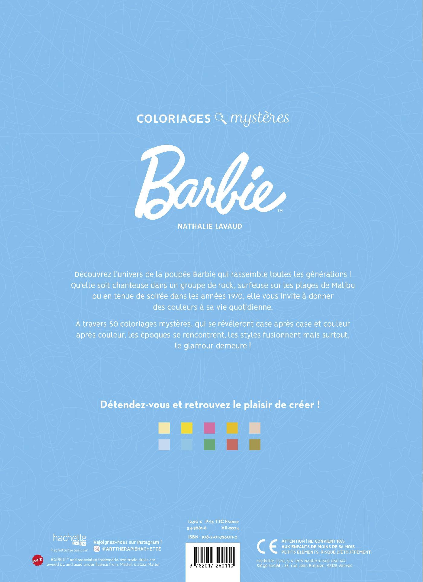 Coloriage mystère - Barbie