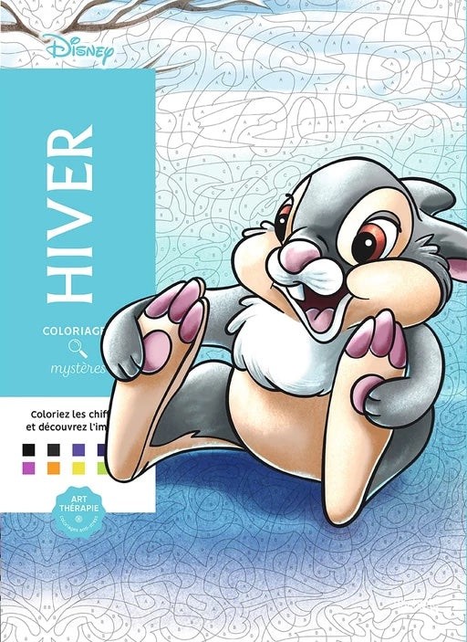 Coloriage mystère Disney - Hiver