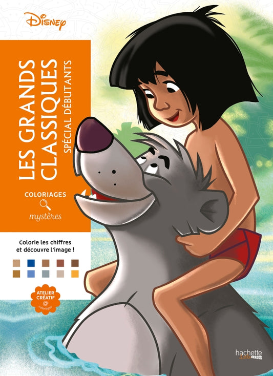 NOUVEAUTÉ - Coloriage mystère Disney - Grands classiques Spécial débutants