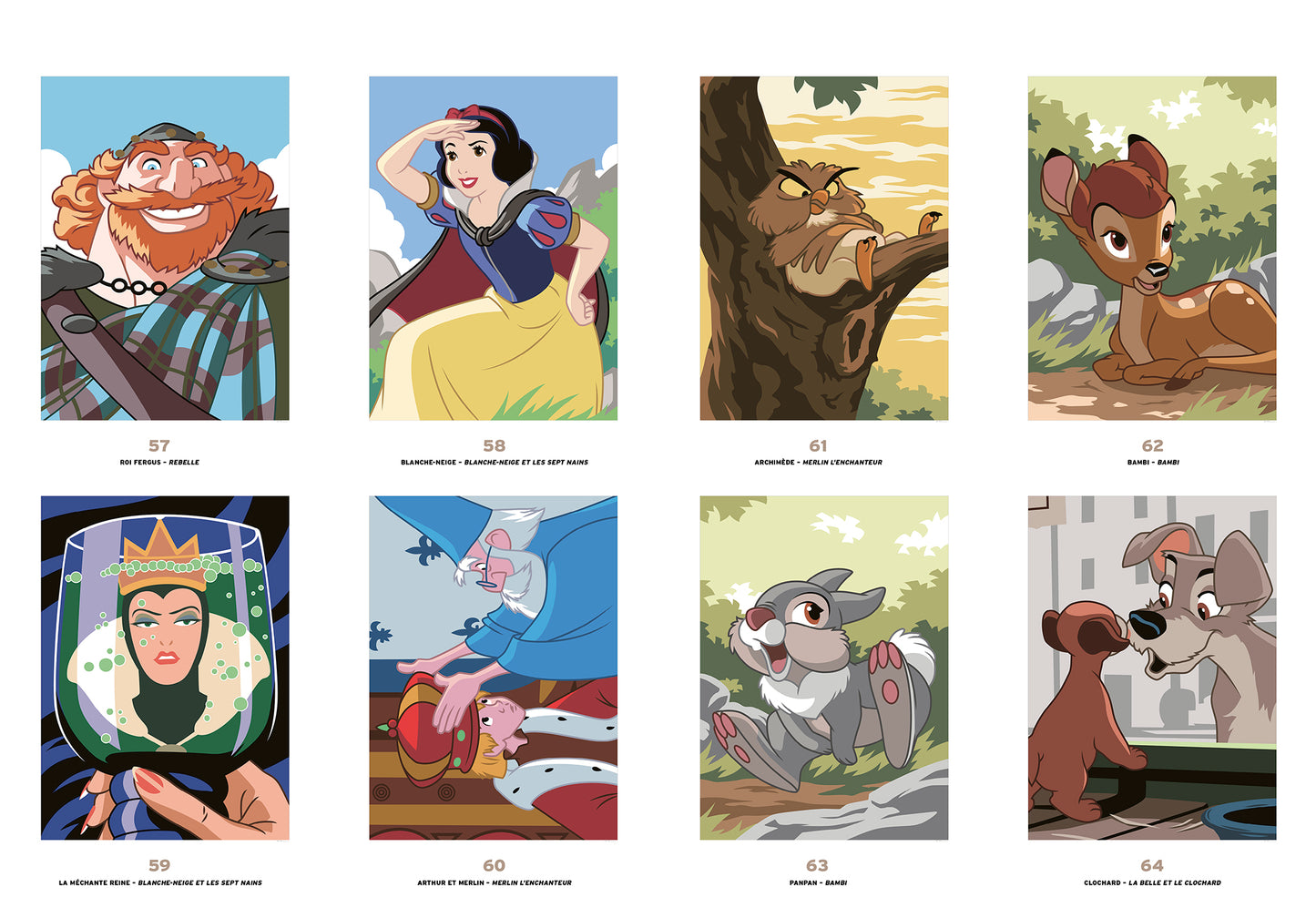 Coloriage mystère Disney - Grands classiques Spécial débutants