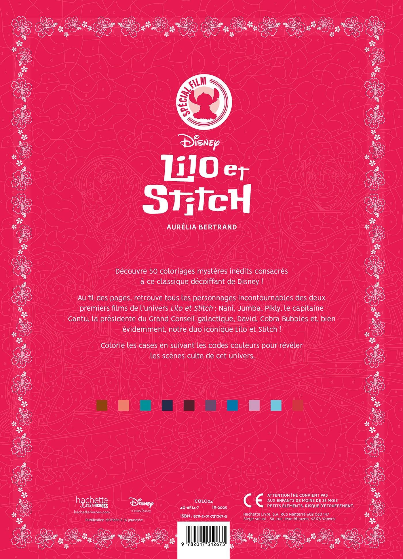 Coloriages mystères Spécial film - Lilo & Stitch