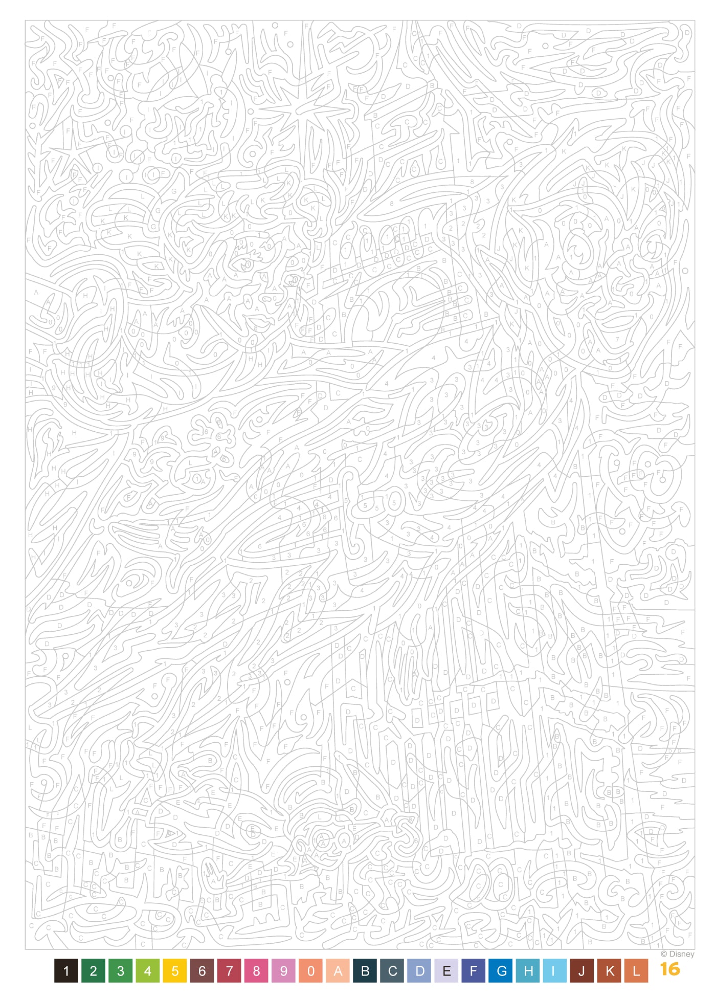 Coloriage mystère Disney - Les Grands classiques Best of