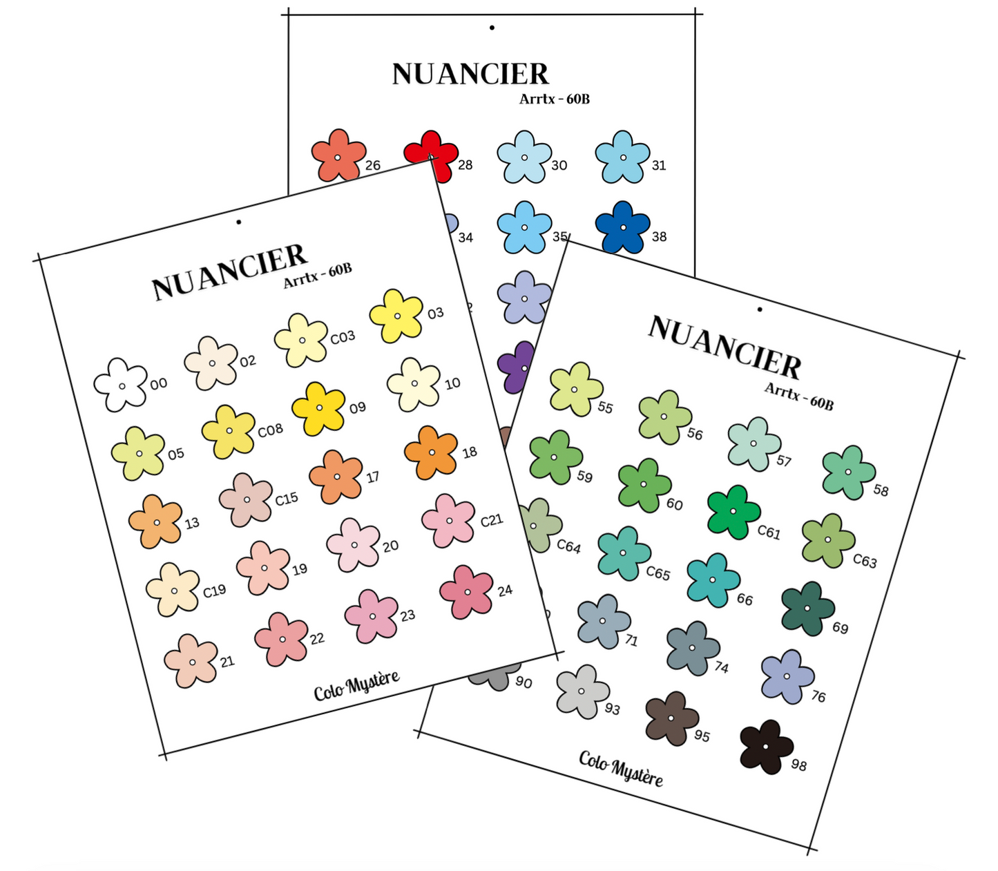 Nuancier 60 feutres acryliques Arrtx