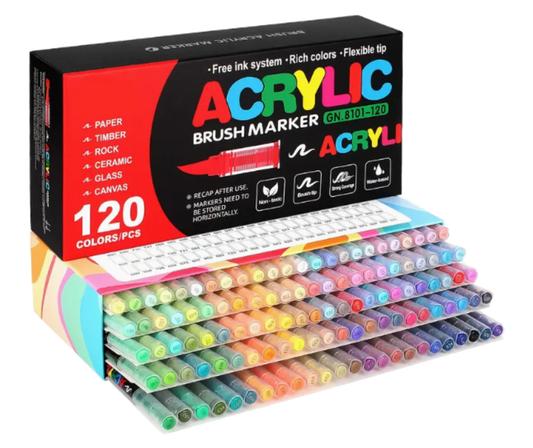 120 feutres acryliques GuangNa