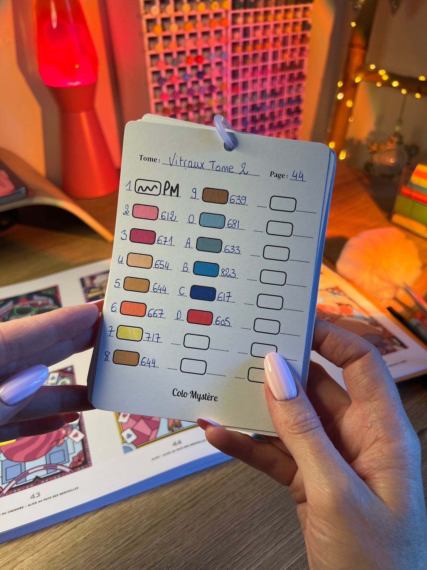 Tracker code couleur Colo Mystère